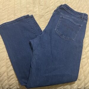 Chaps Denim Bootcut Jeans Size 16 ( 37 X 10.5 X 28 )‎ Stretch Short
